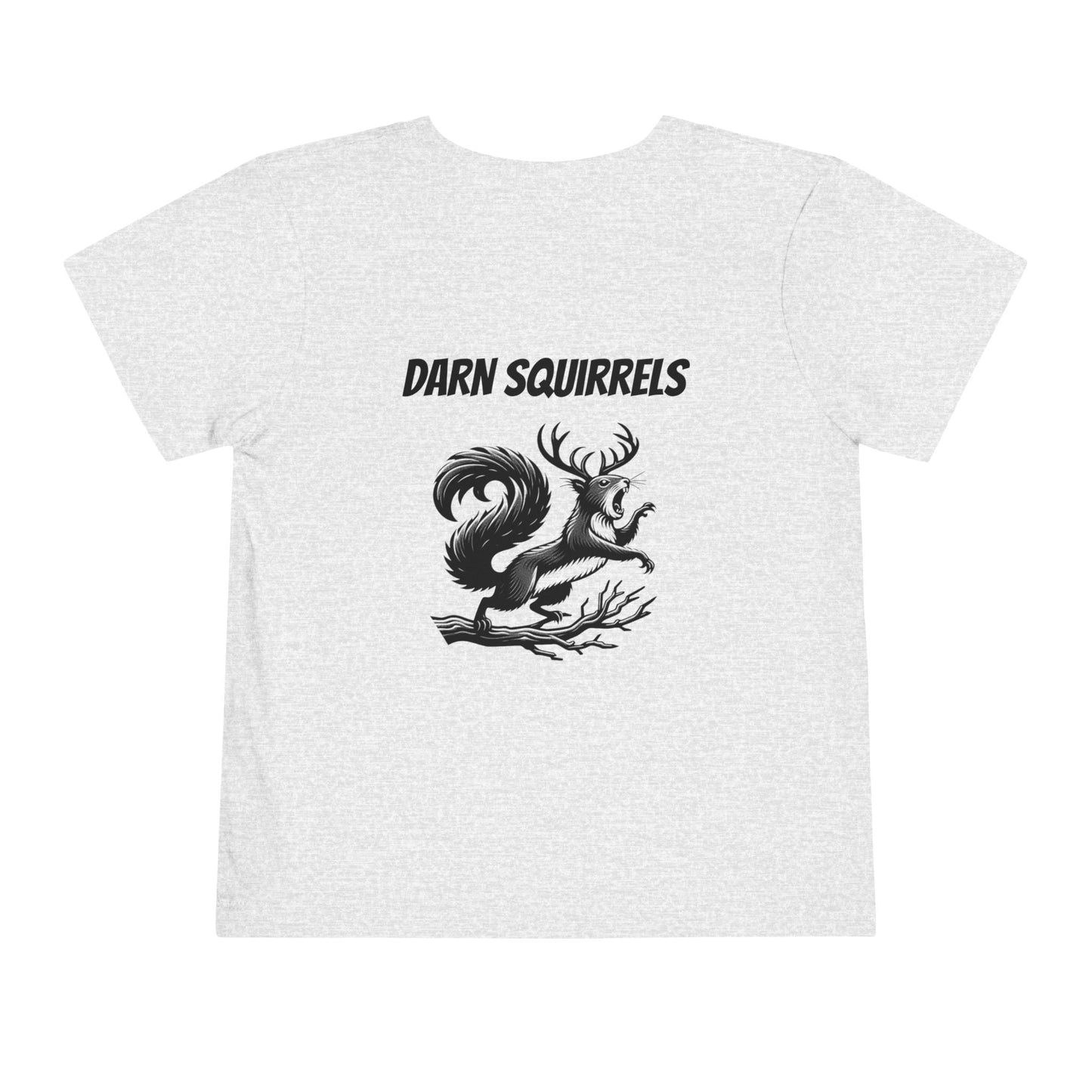 Toddler Tee - Wild and Crazy Darned Squirrels Design