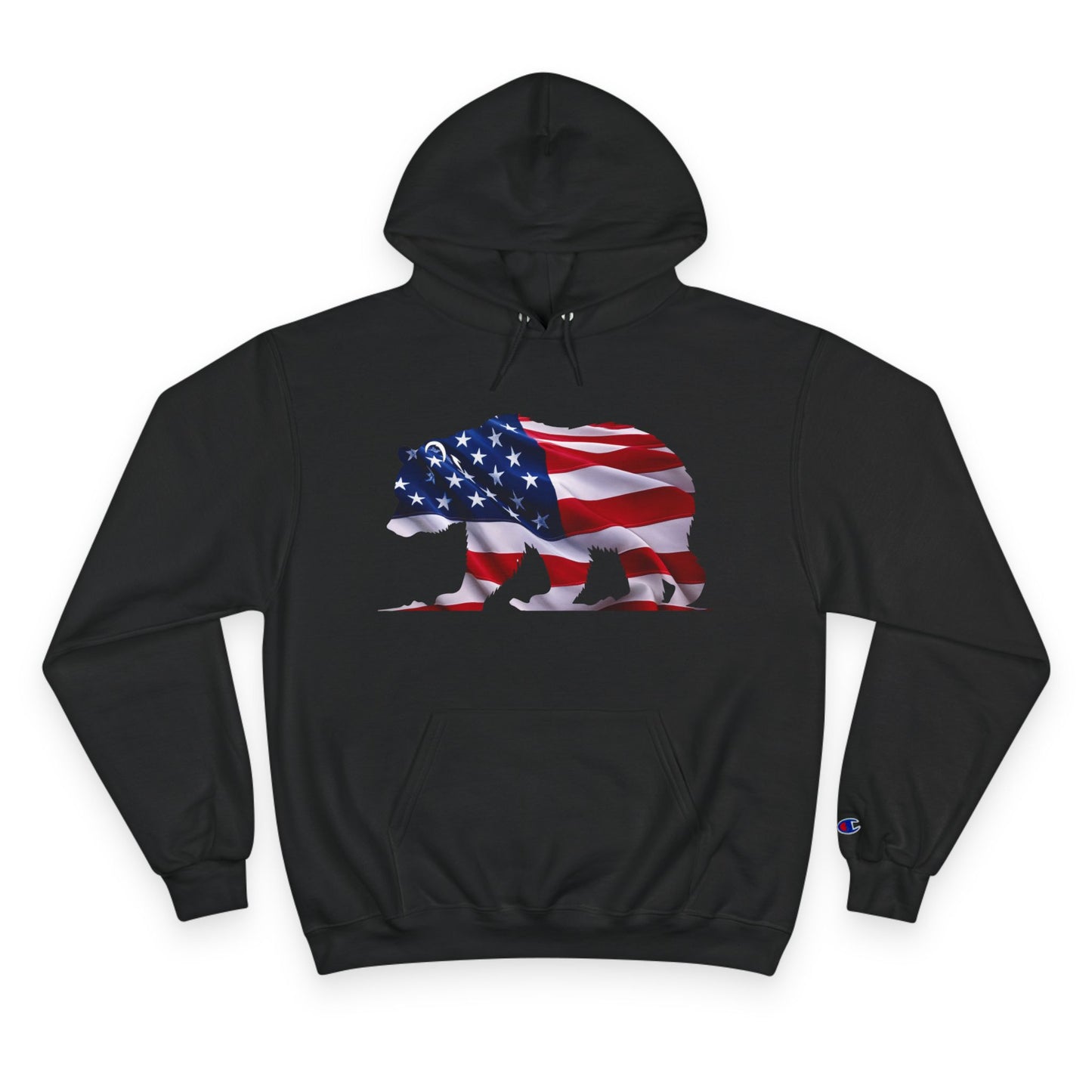 Champion Hoodie - Proud American Bear