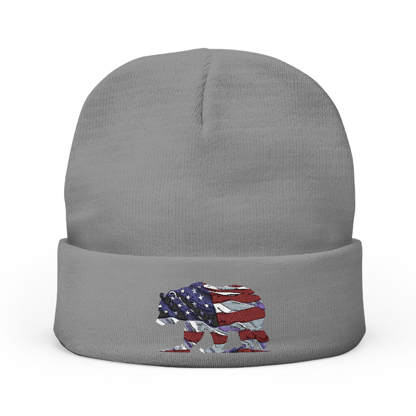 Beanie Hat - Patriotic Bear Embroidery Design