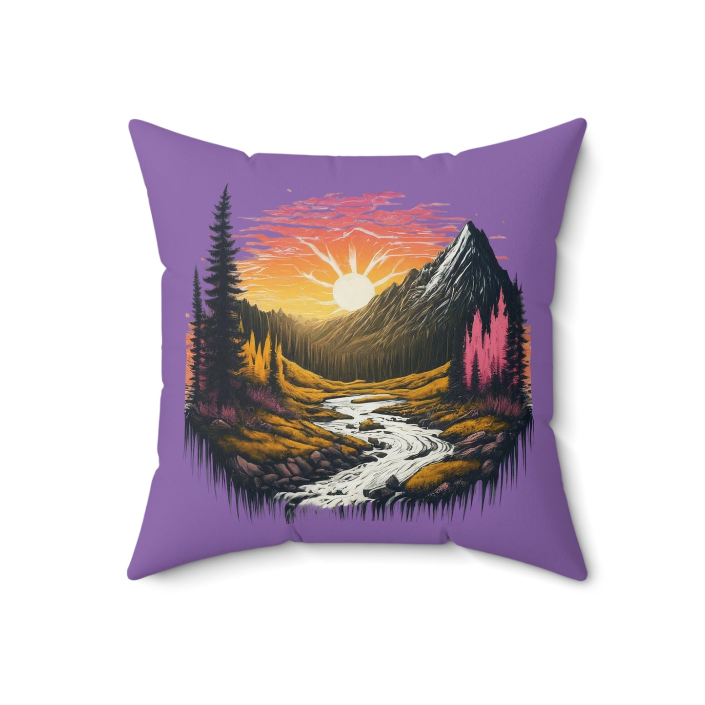 Pillow Cover - Natures Call Faux Suede
