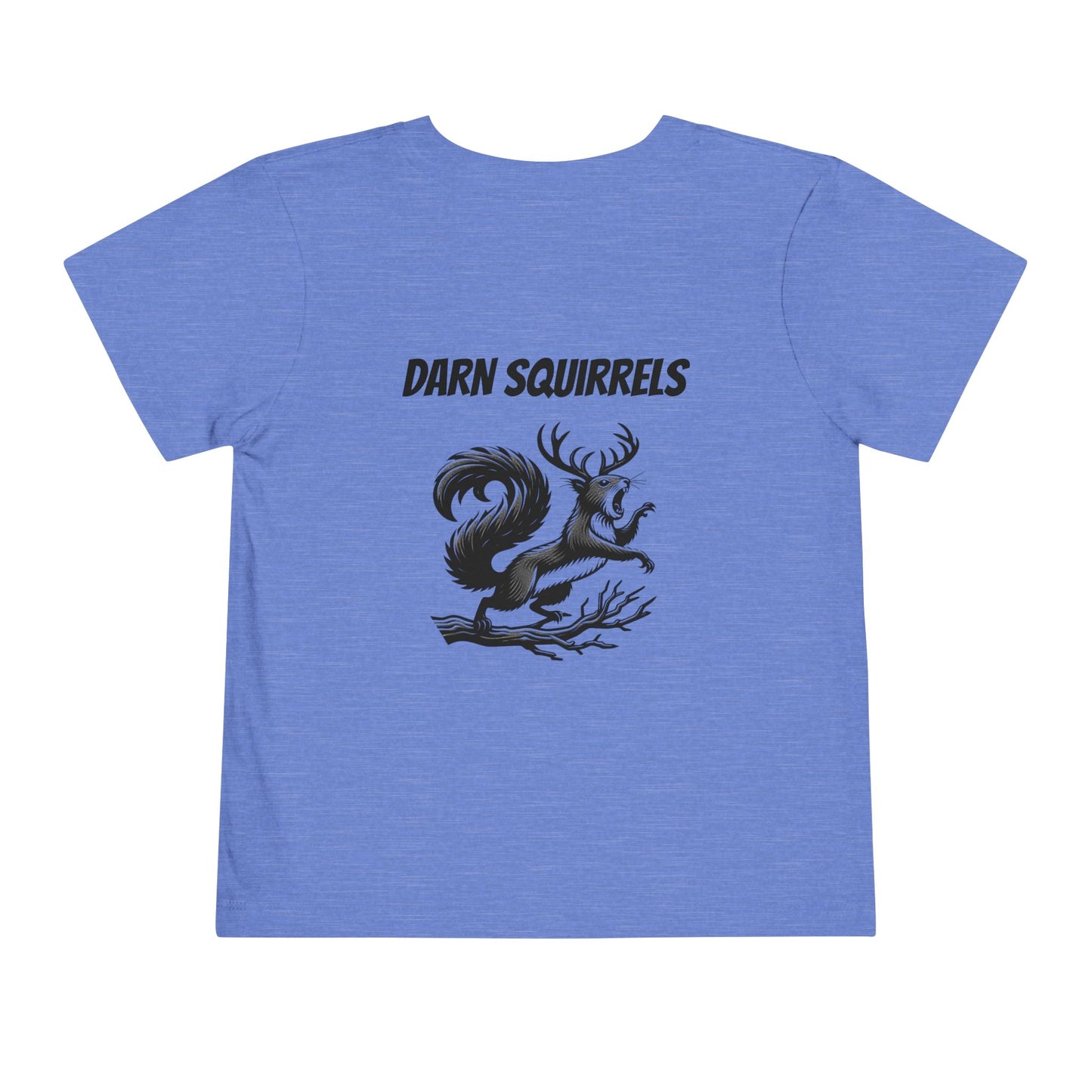 Toddler Tee - Wild and Crazy Darned Squirrels Design