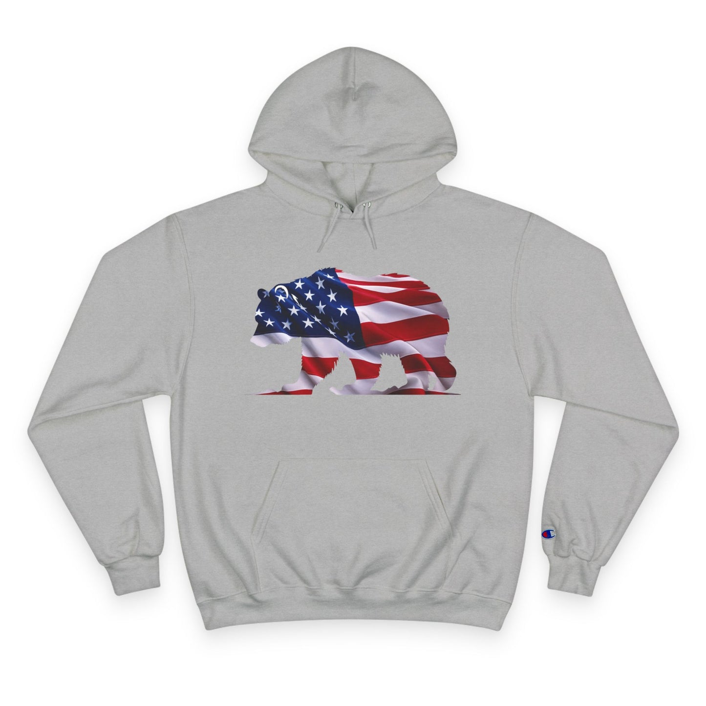 Champion Hoodie - Proud American Bear