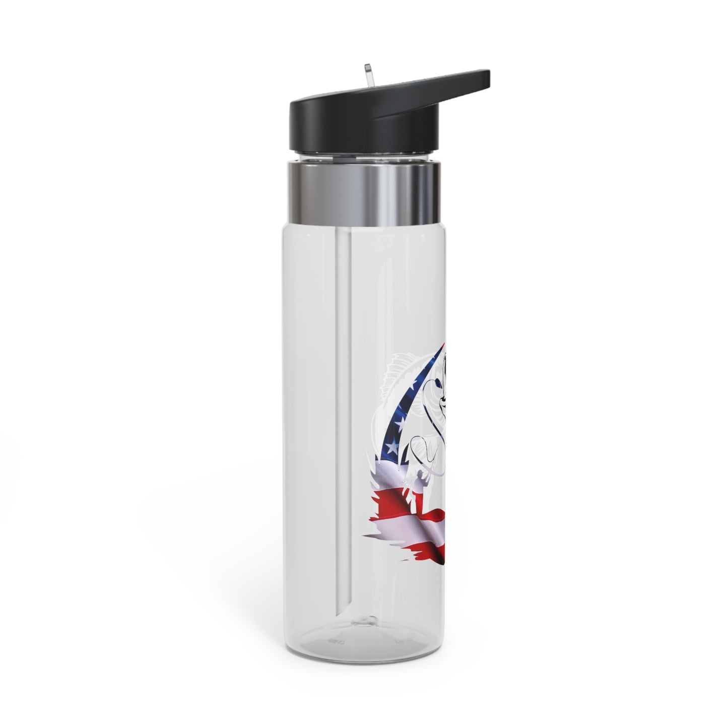 Water Bottle American Bass Design 20oz