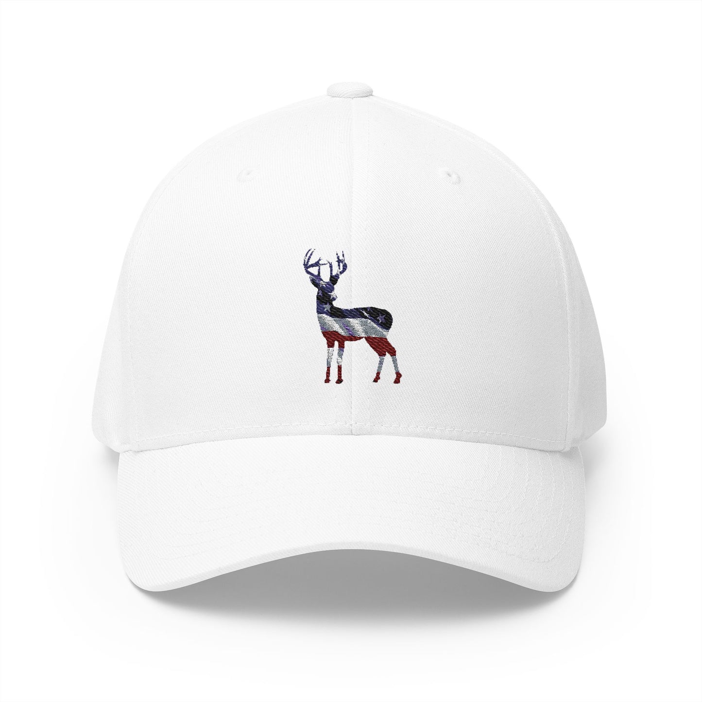 Embroidered Cap - Proud American Deer Design