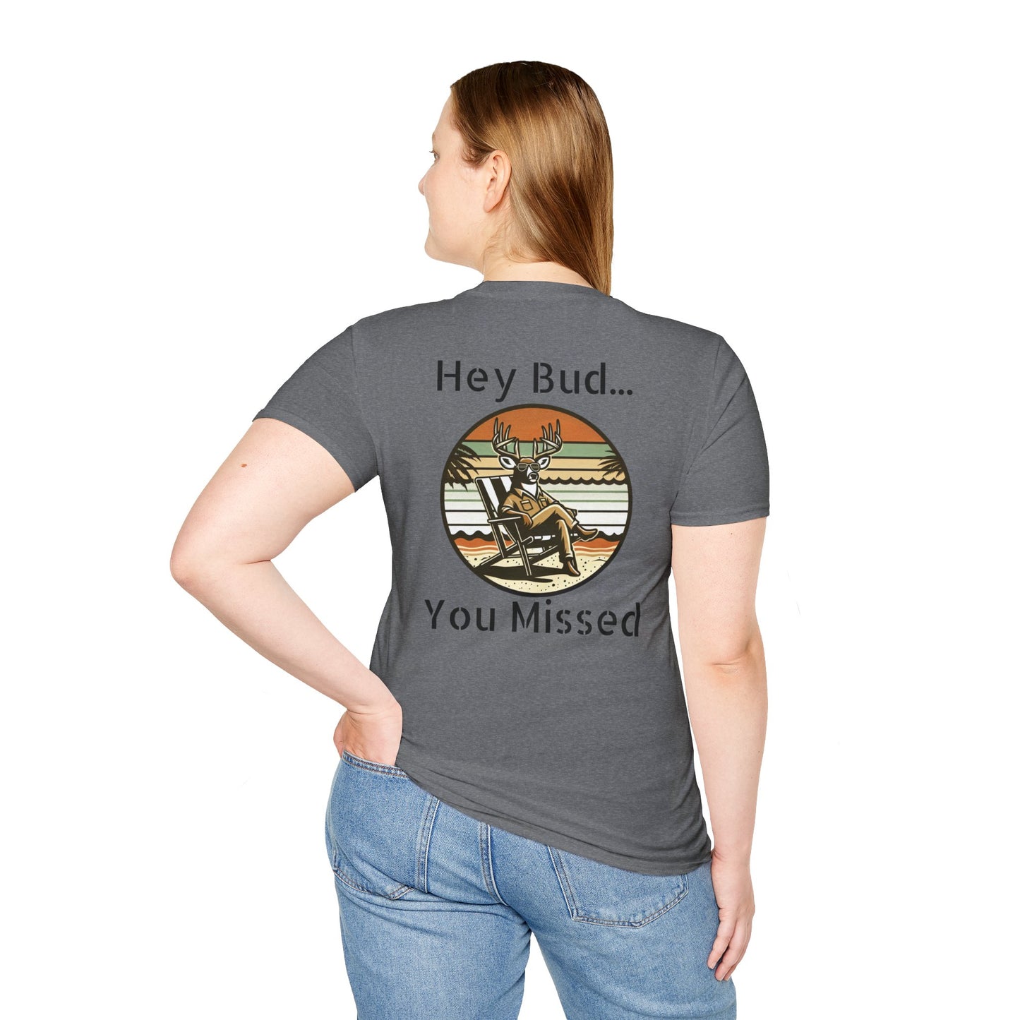 Deer Challenging Hunter T-Shirt