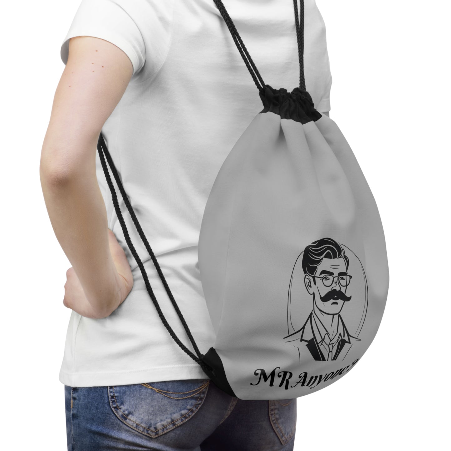 Drawstring Bag - Mysterious Gentleman Design