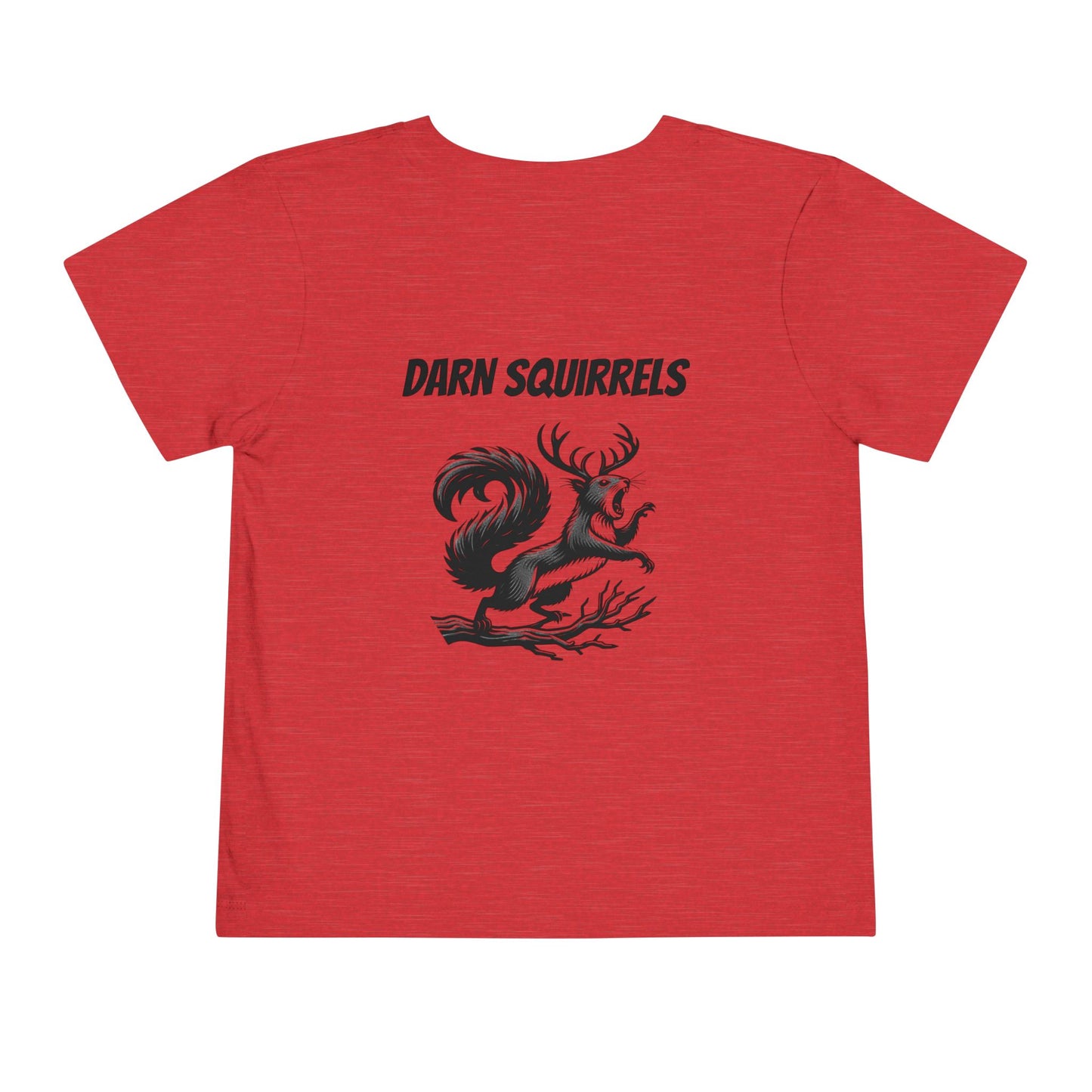 Toddler Tee - Wild and Crazy Darned Squirrels Design