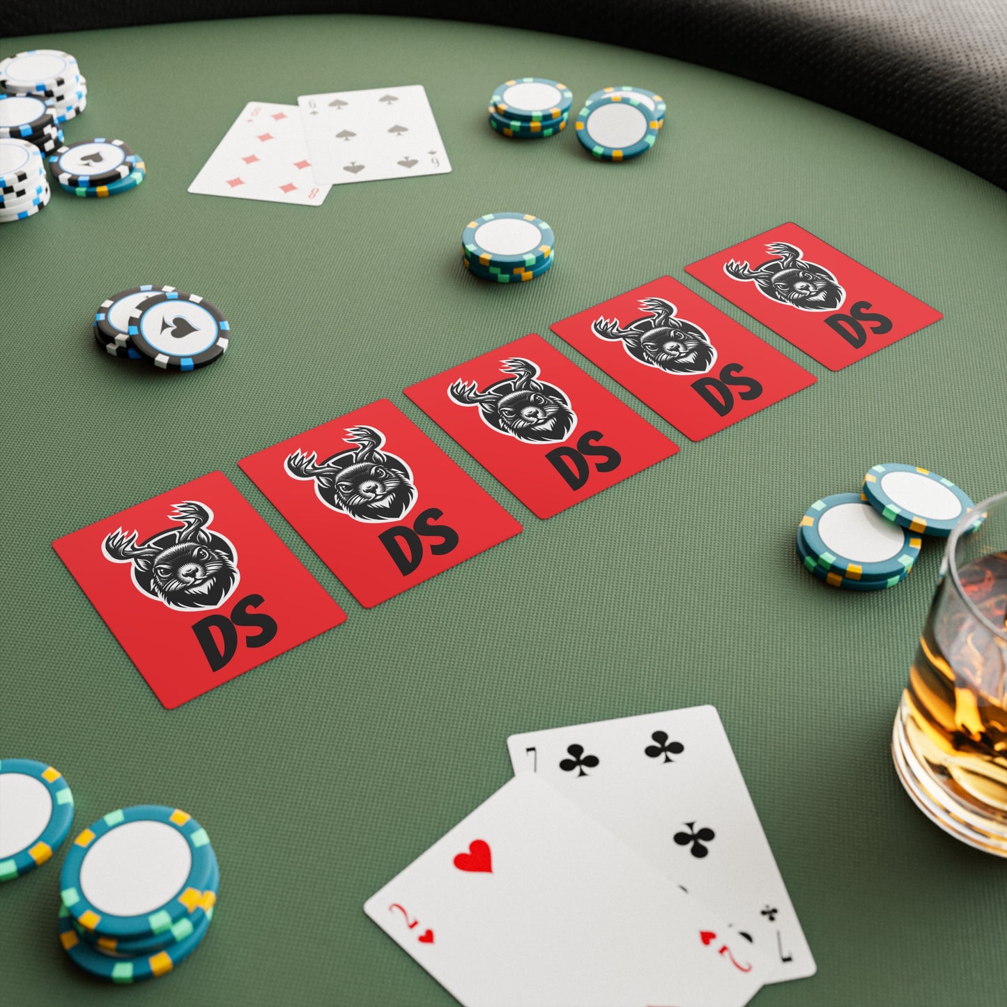 Playing Cards Buck Wild Design