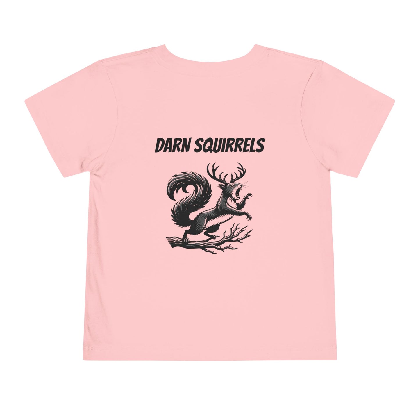 Toddler Tee - Wild and Crazy Darned Squirrels Design