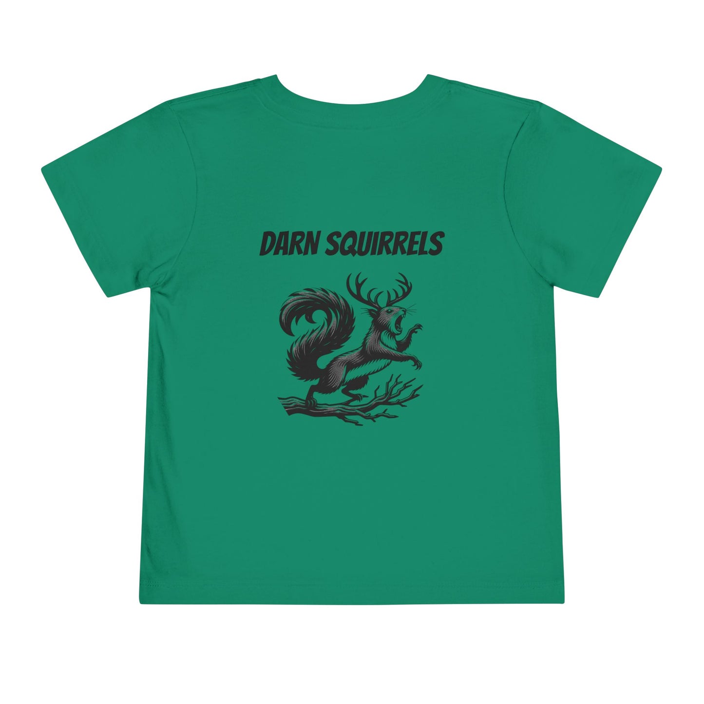 Toddler Tee - Wild and Crazy Darned Squirrels Design