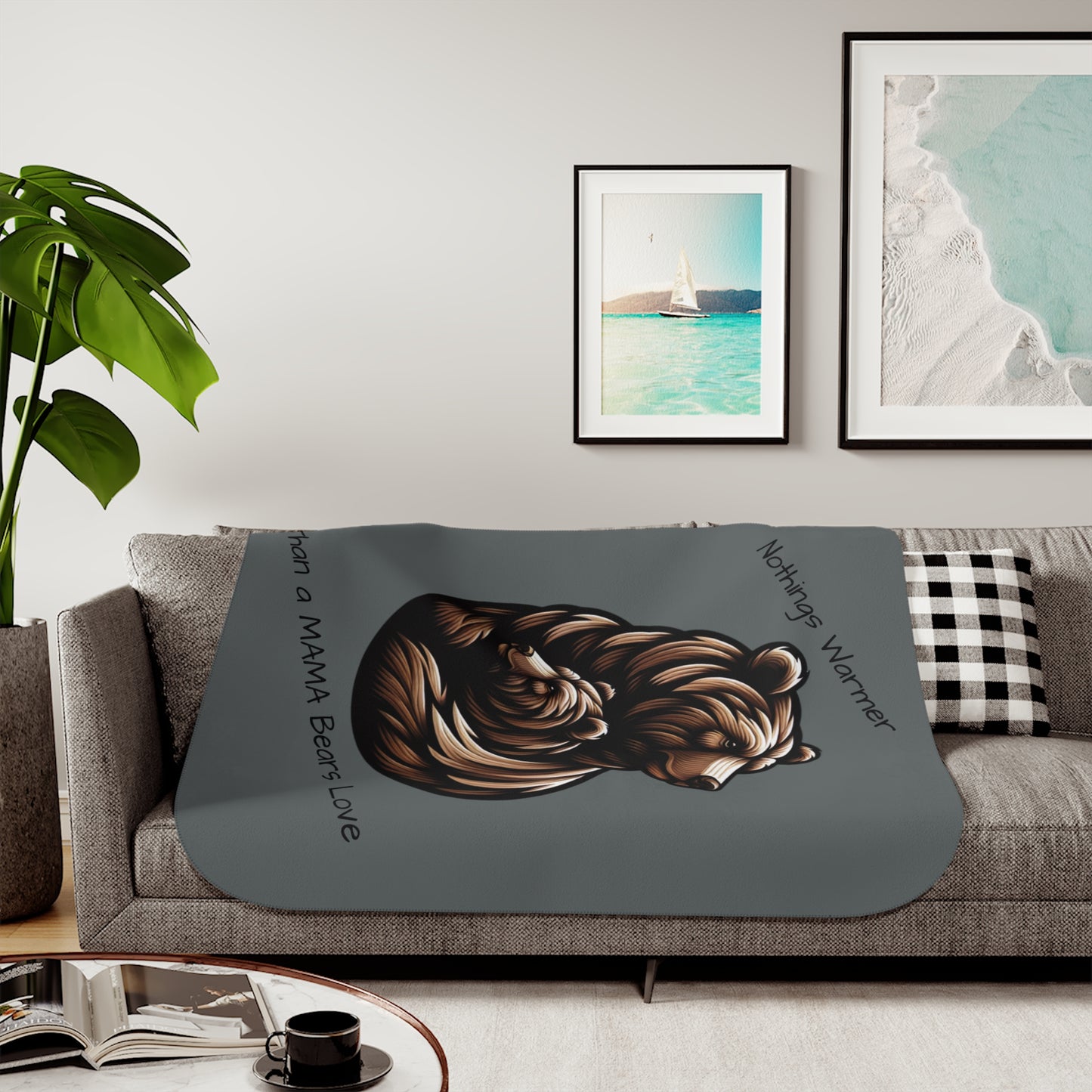 Sherpa Blanket, Mama Bears Love
