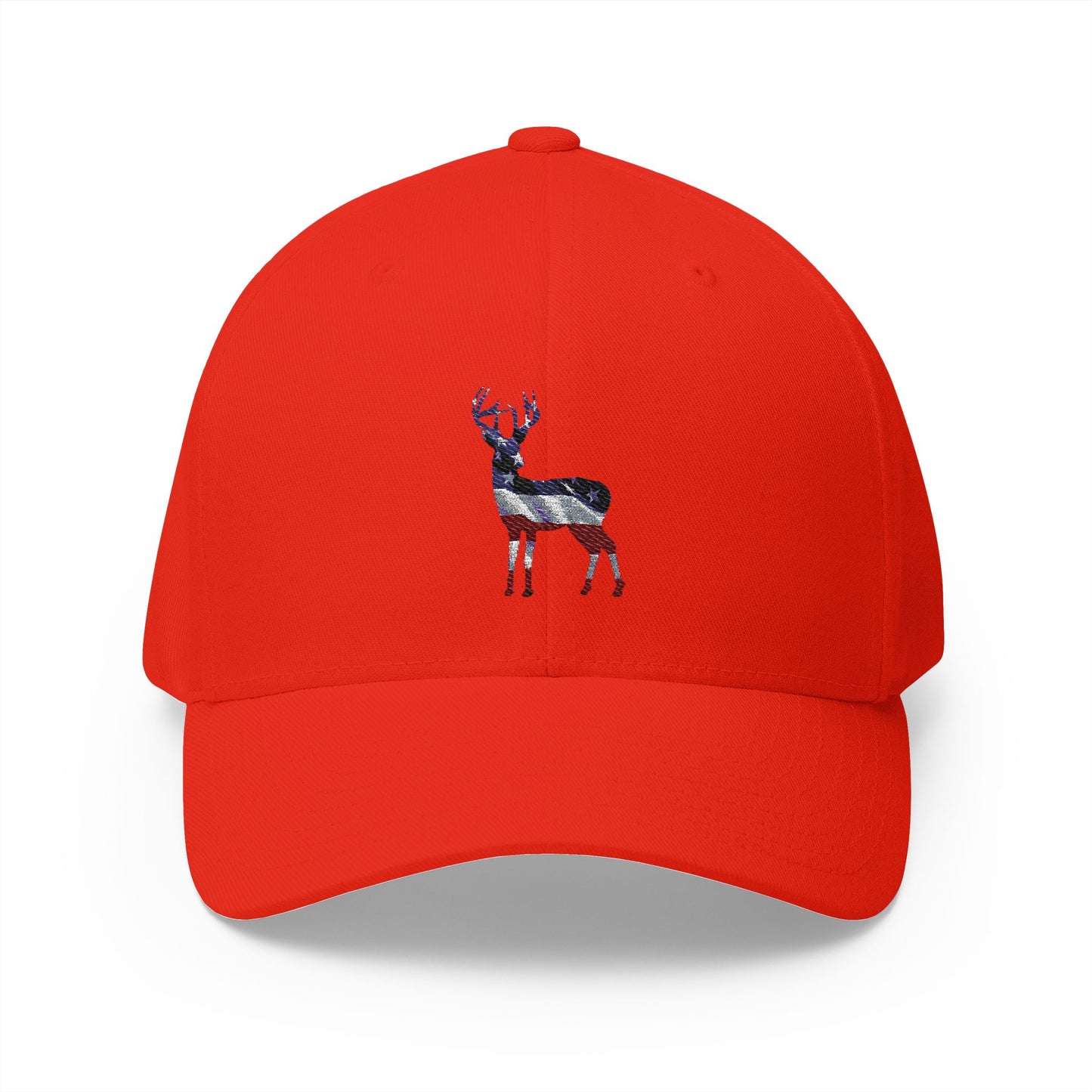 Embroidered Cap - Proud American Deer Design