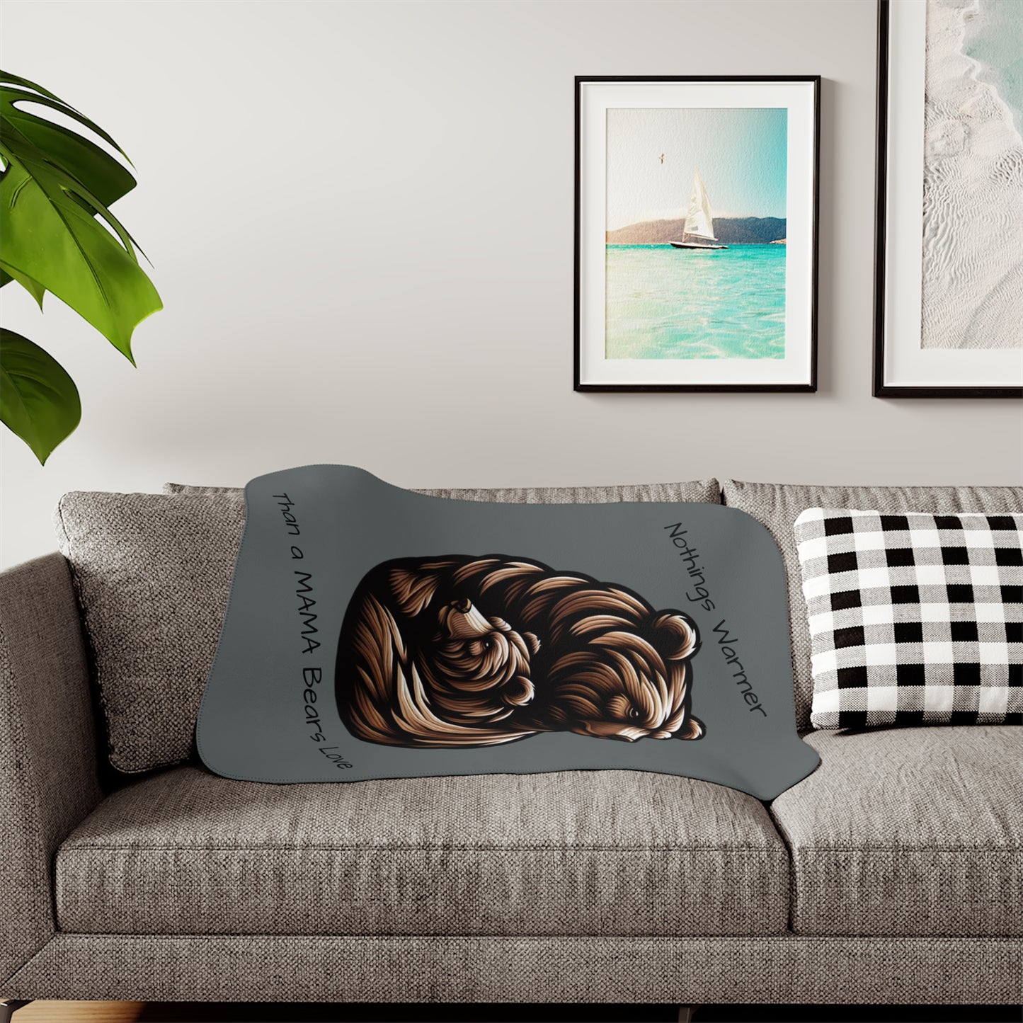 Sherpa Blanket, Mama Bears Love