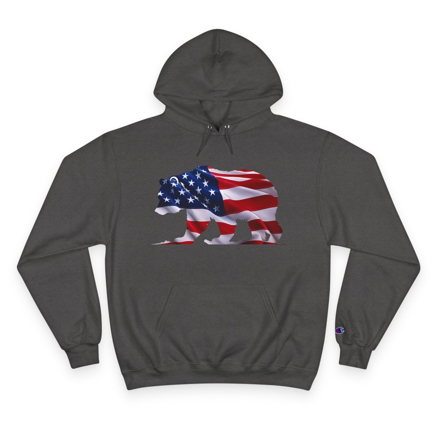Champion Hoodie - Proud American Bear