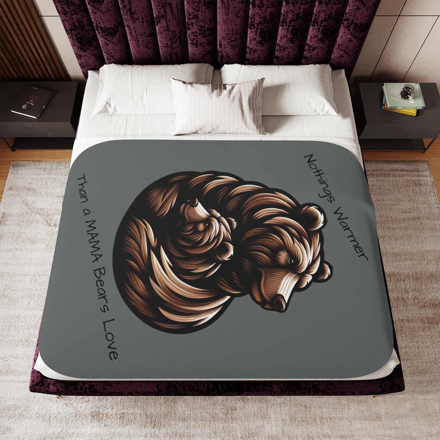 Sherpa Blanket, Mama Bears Love