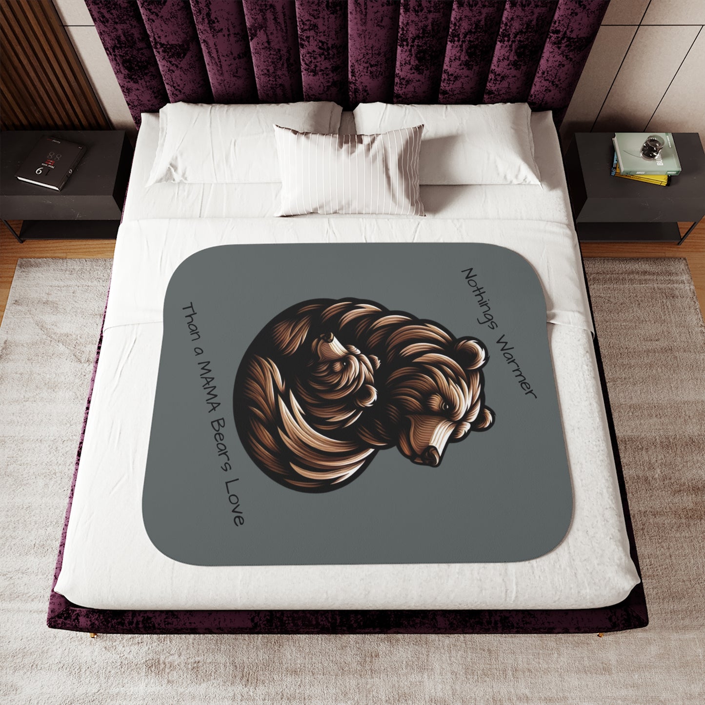 Sherpa Blanket, Mama Bears Love