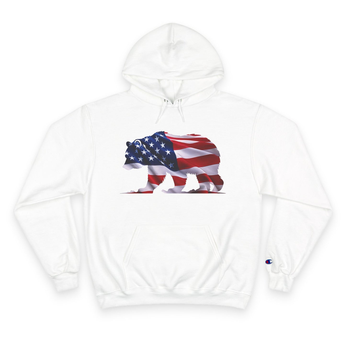 Champion Hoodie - Proud American Bear