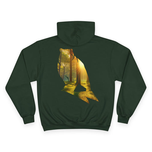 Champion Hoodie - Woodland Bear Graphic