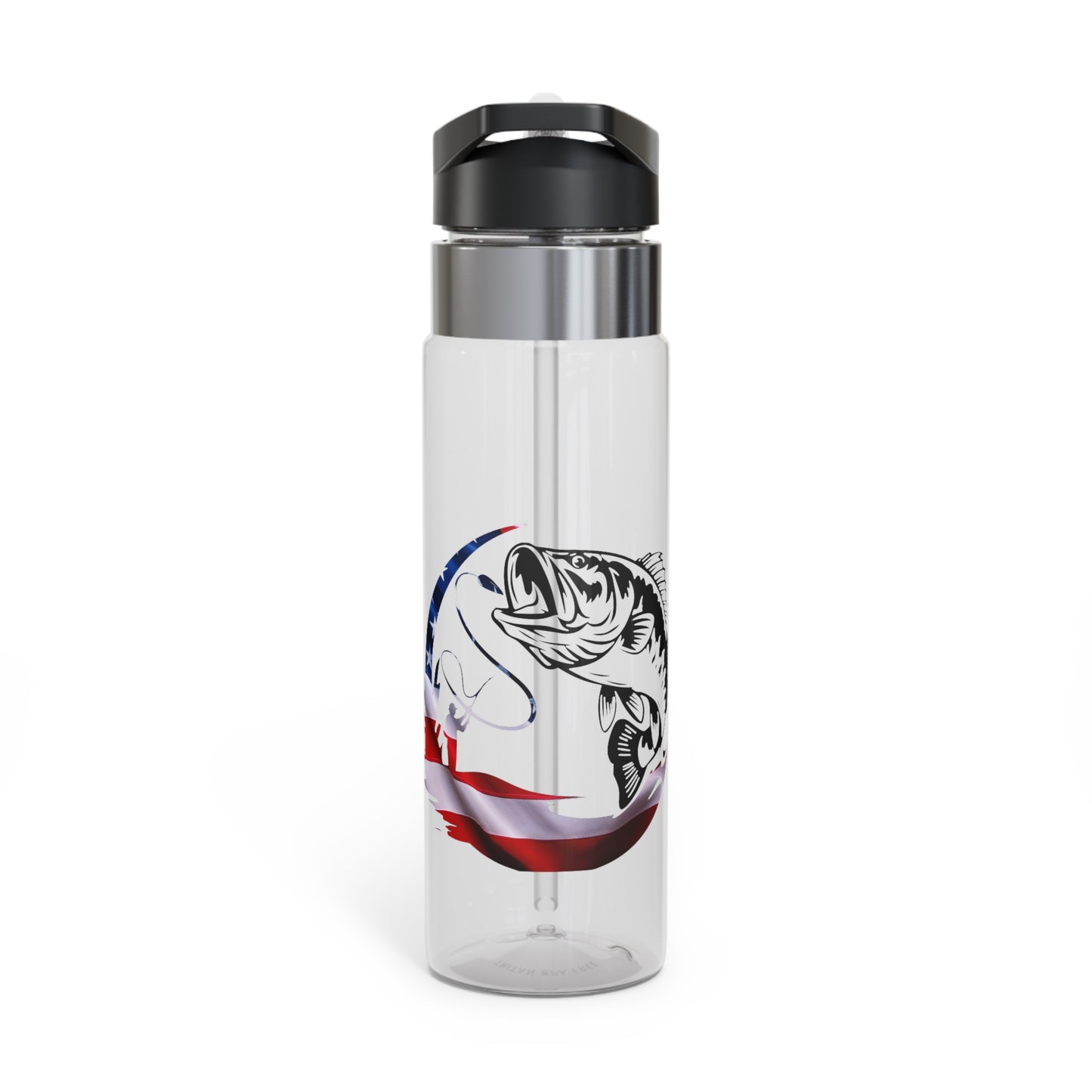 Water Bottle American Bass Design 20oz