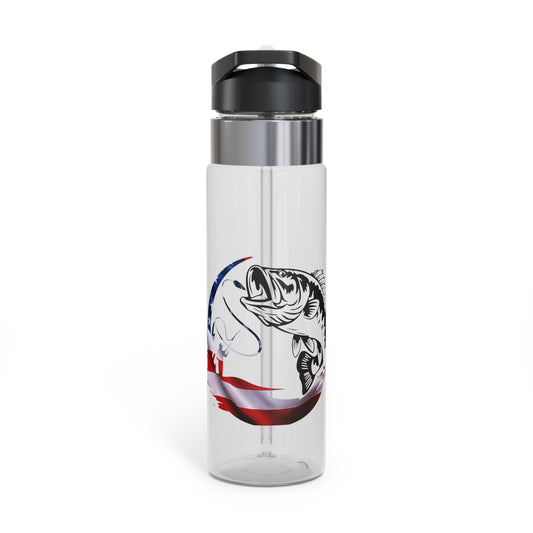 Water Bottle American Bass Design 20oz
