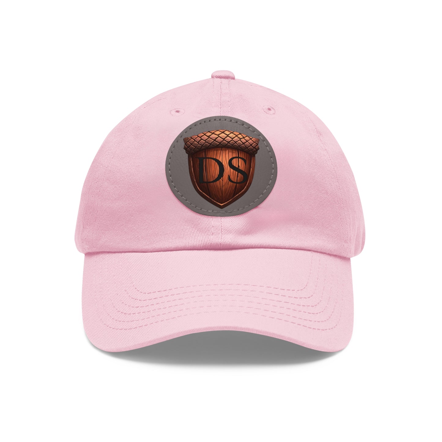 Darned Squirrels Dad Hat with Leather Patch (Round)