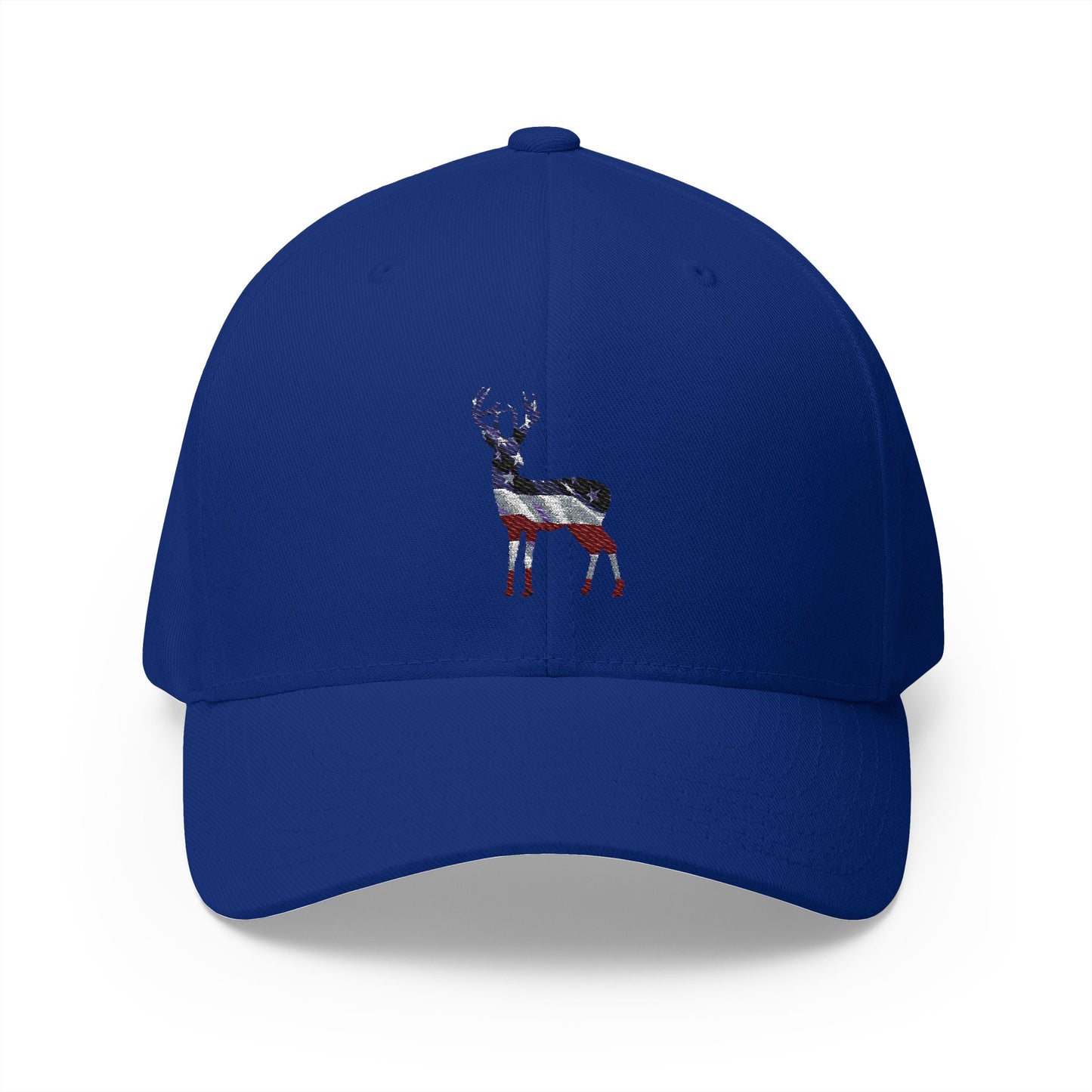 Embroidered Cap - Proud American Deer Design