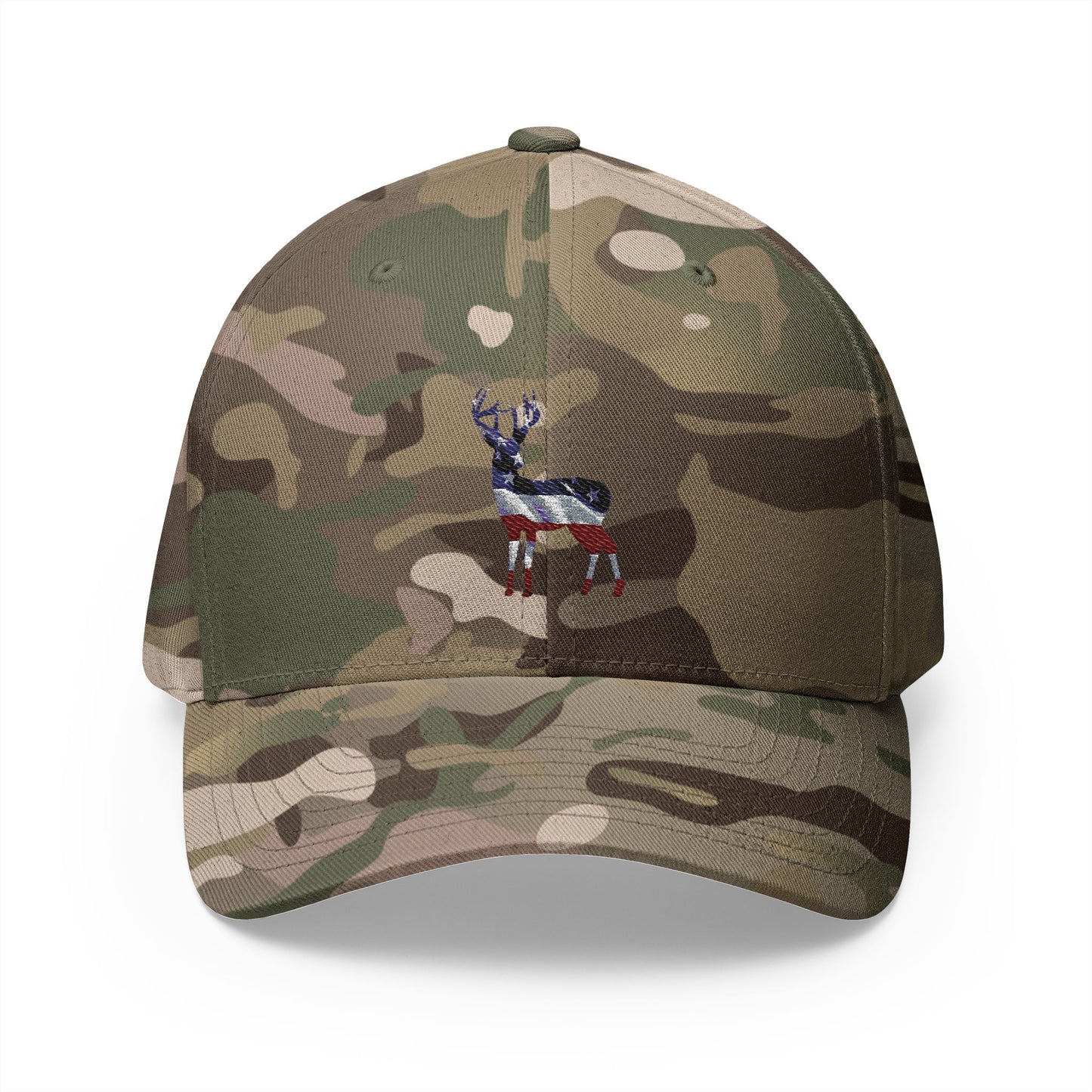 Copy of Embroidered Cap - Proud American Deer Design