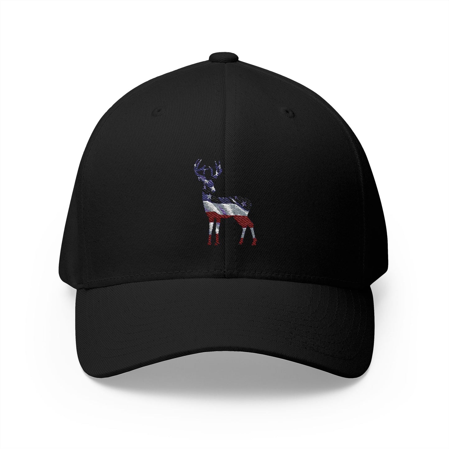 Embroidered Cap - Proud American Deer Design