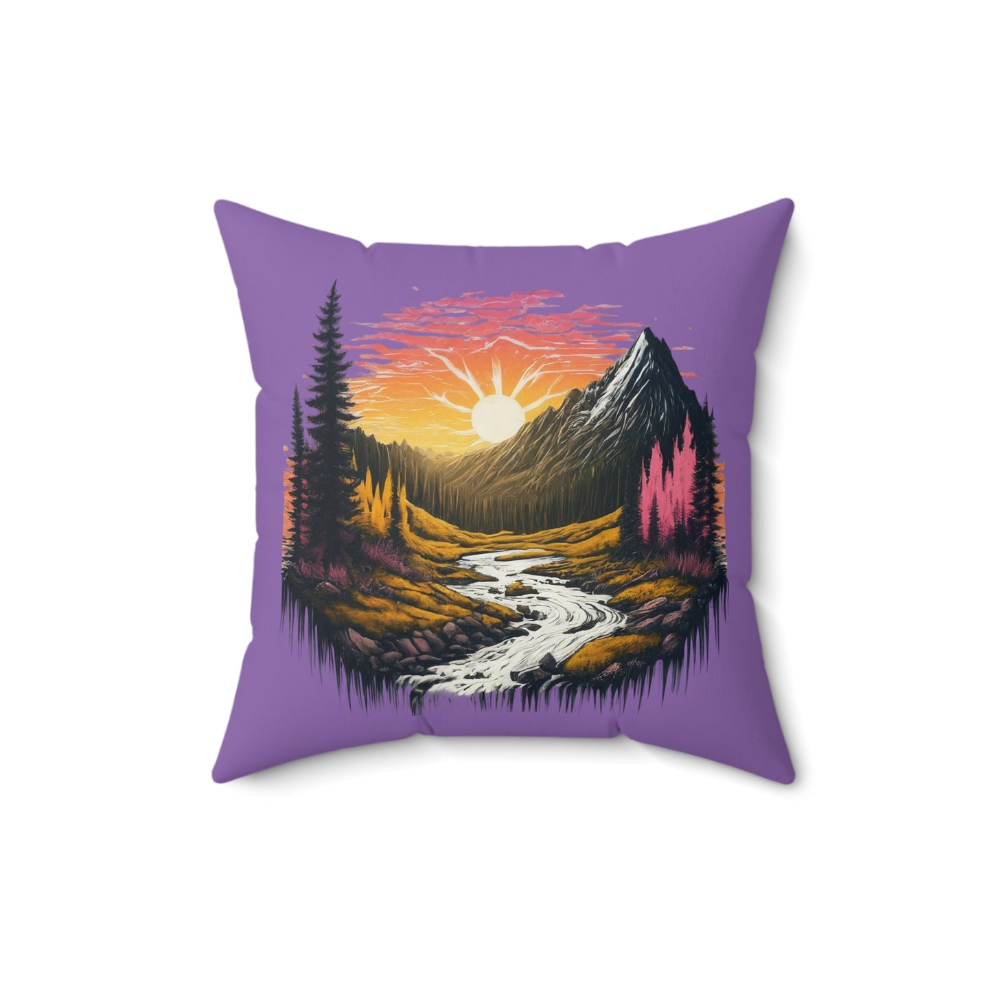 Pillow Cover - Natures Call Faux Suede