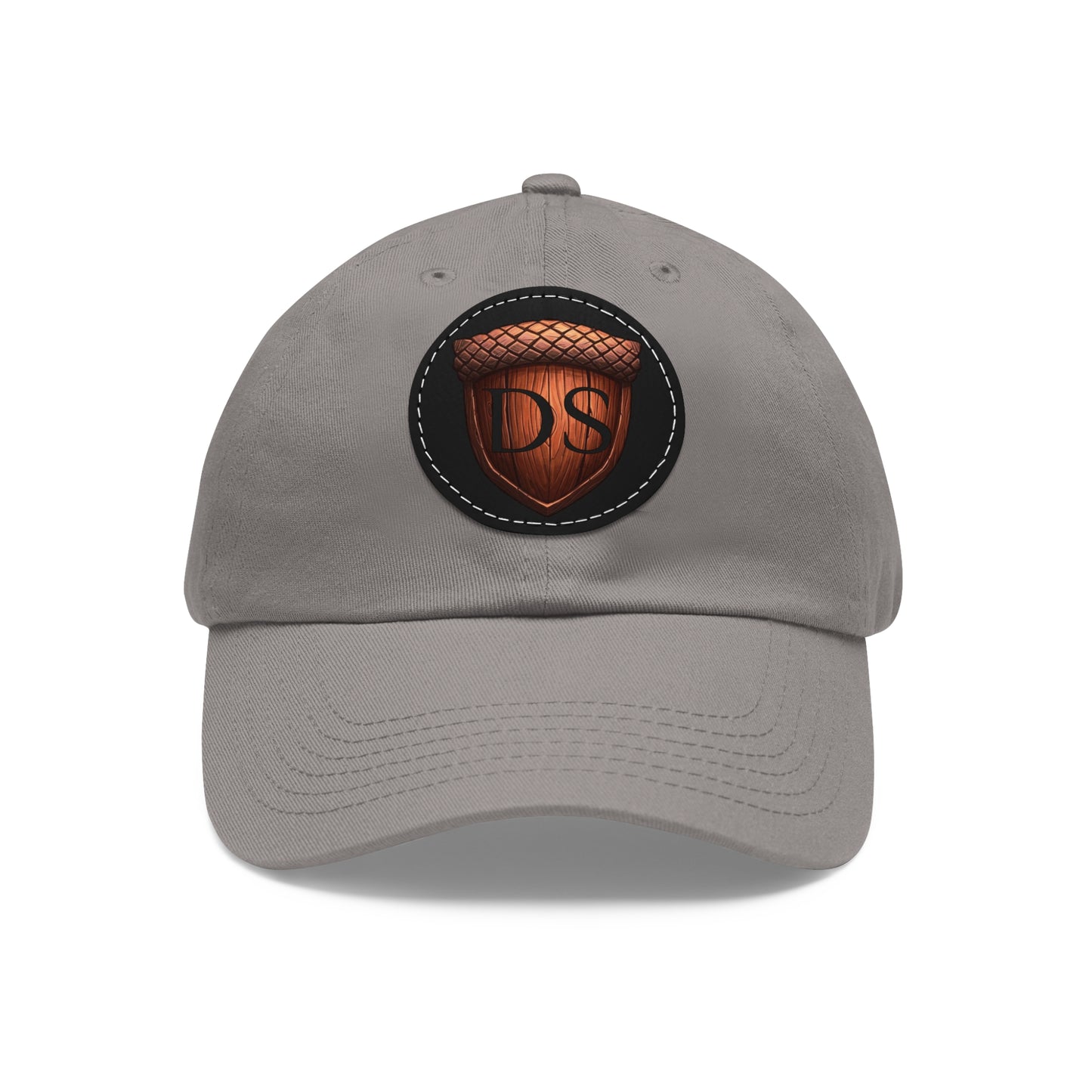 Darned Squirrels Dad Hat with Leather Patch (Round)