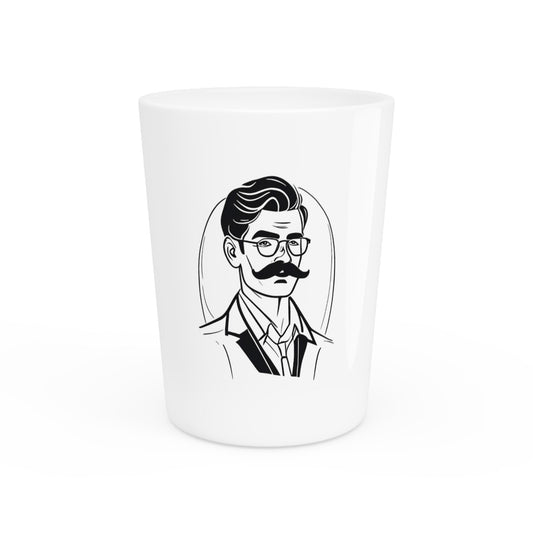 Shot Glass - Mysterious Gentleman Design