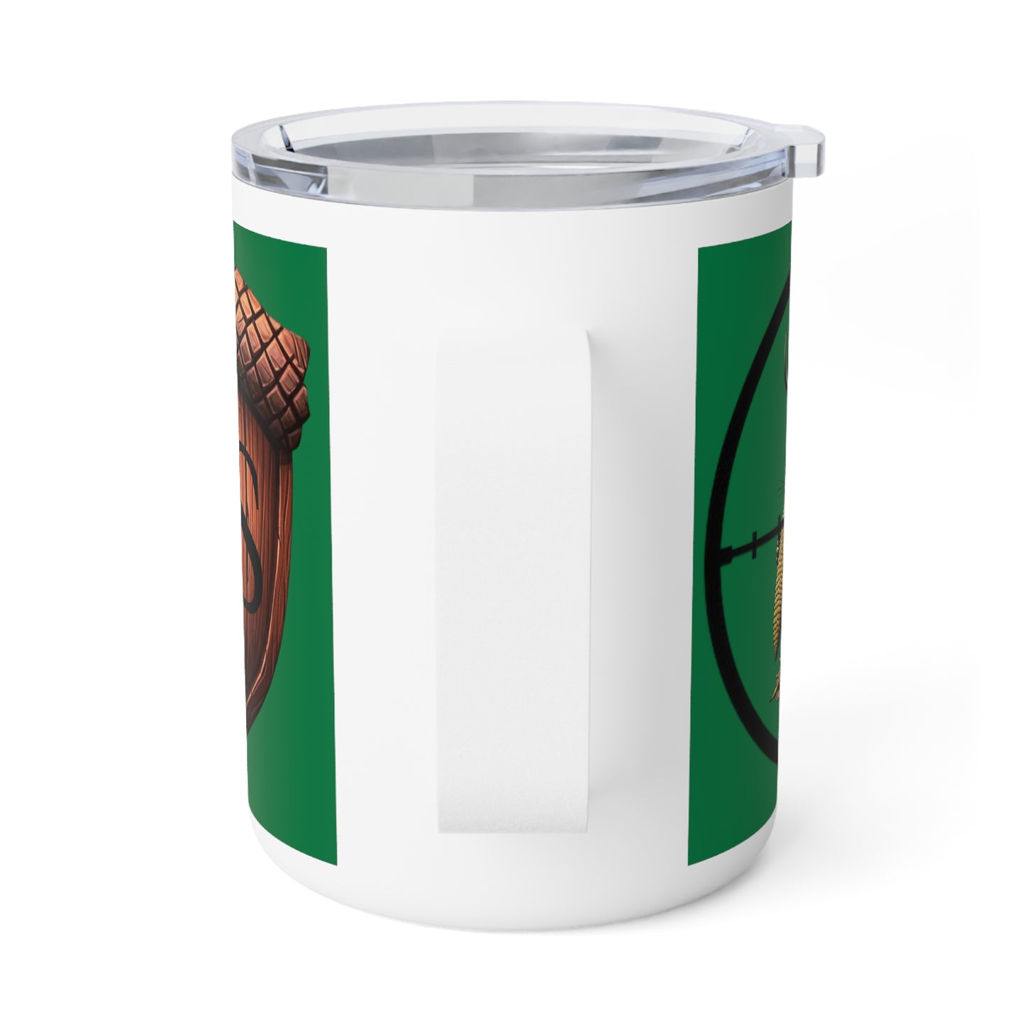 Coffee Mug - Goodbye Squirrel Design, 10oz Insulated Cup