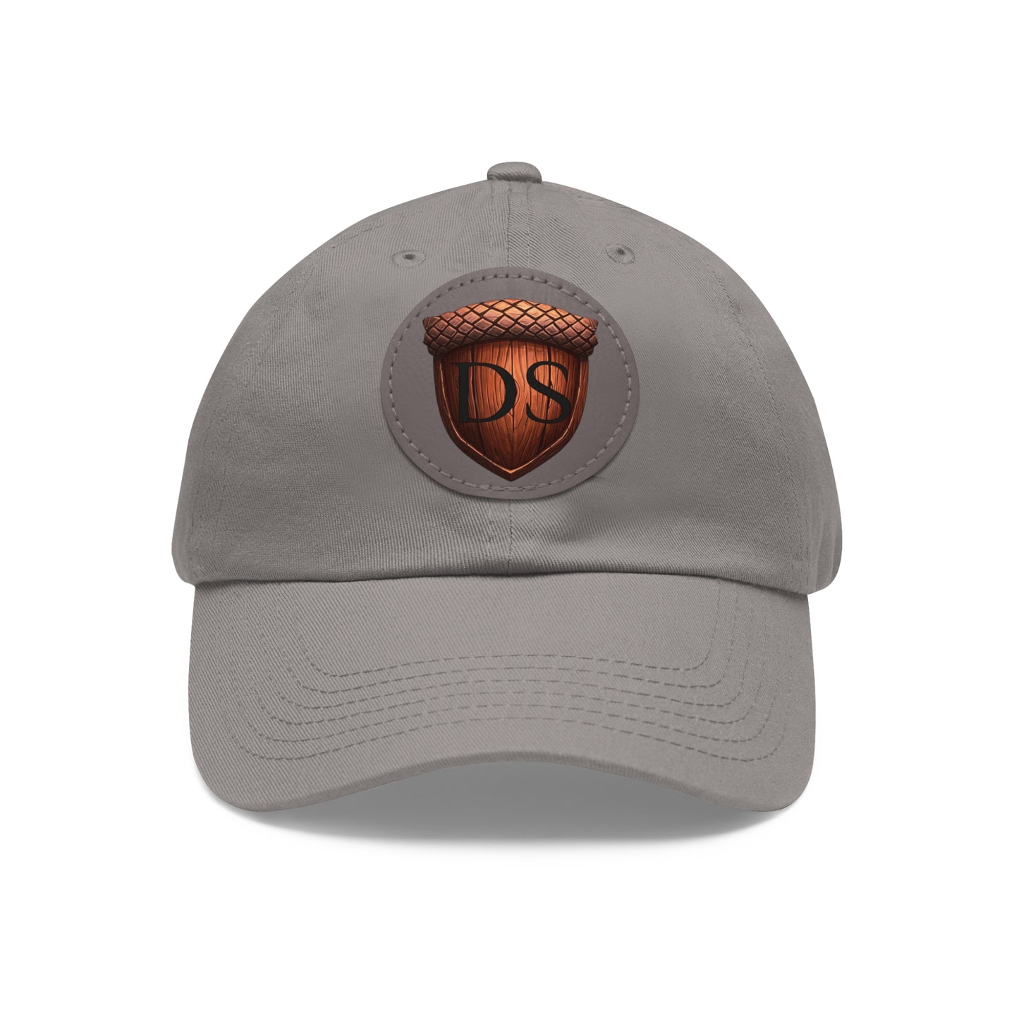 Darned Squirrels Dad Hat with Leather Patch (Round)