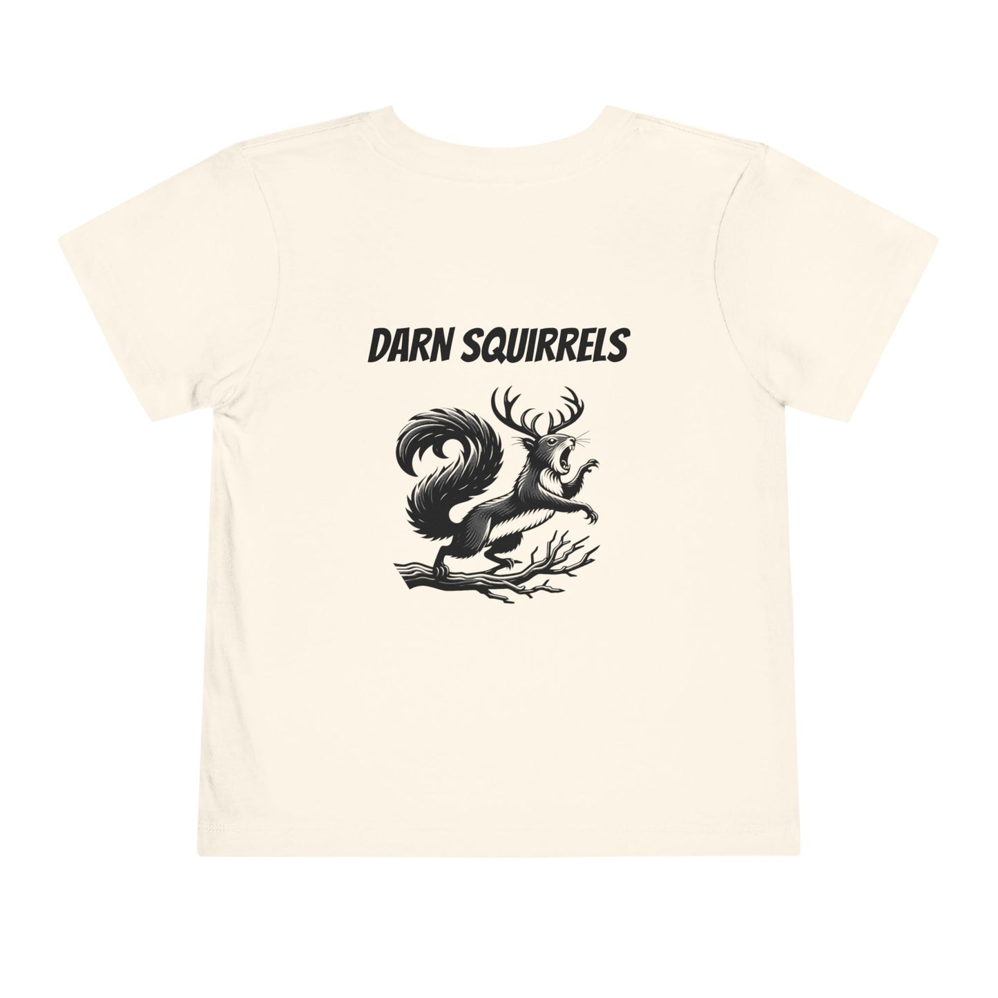 Toddler Tee - Wild and Crazy Darned Squirrels Design