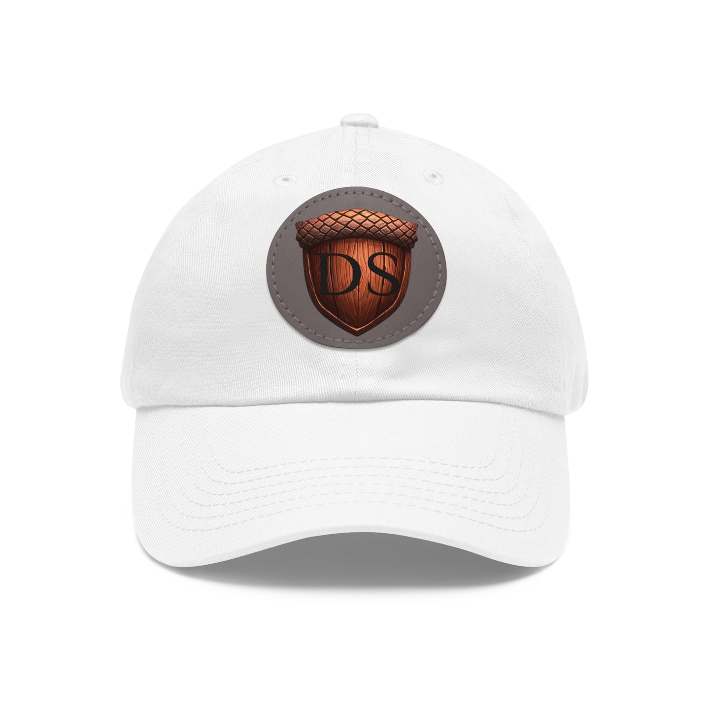 Darned Squirrels Dad Hat with Leather Patch (Round)