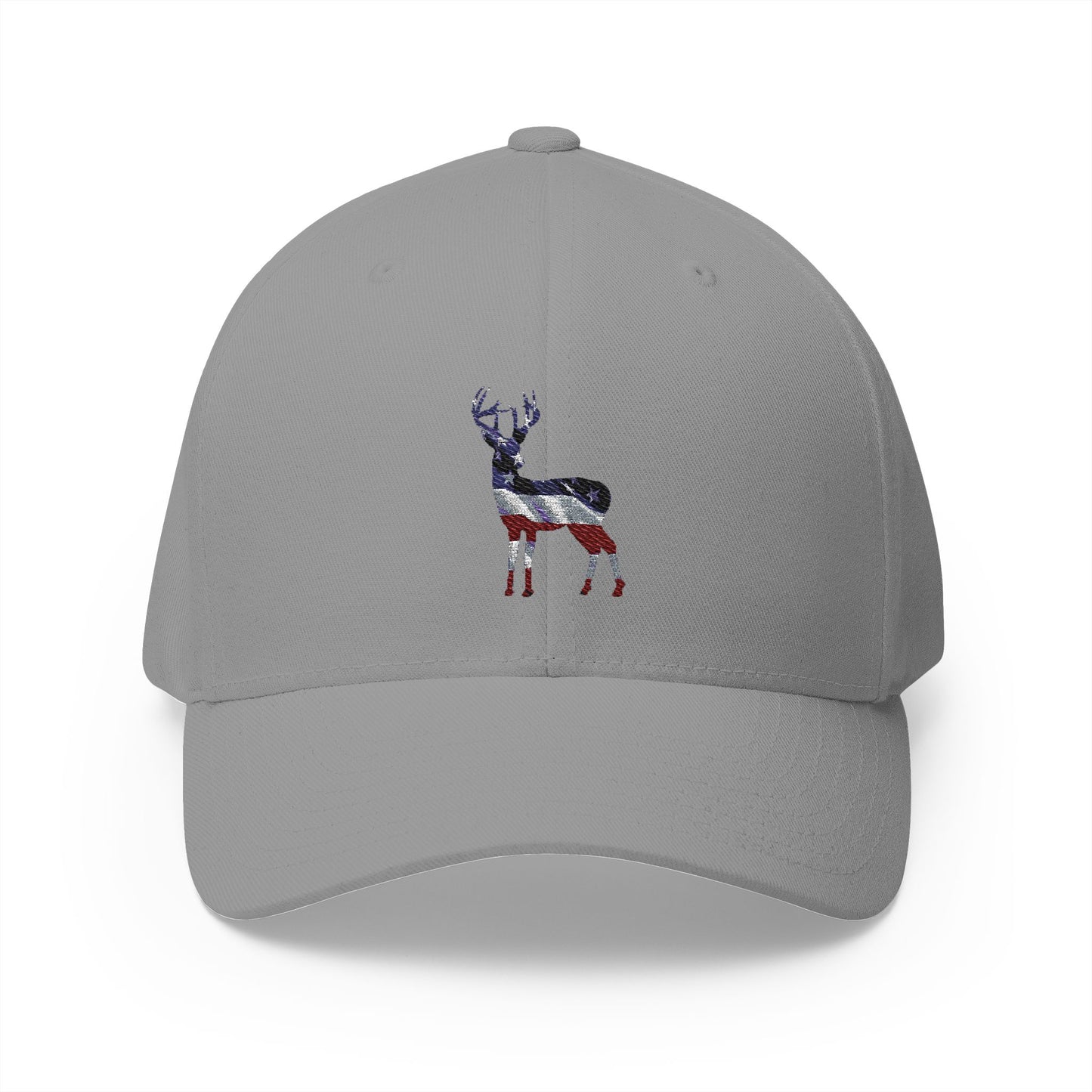 Embroidered Cap - Proud American Deer Design