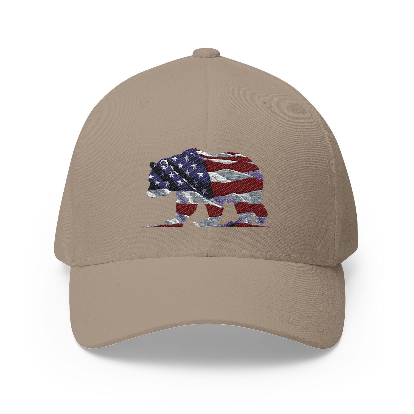 Embroidered Cap - Proud American Bear Design