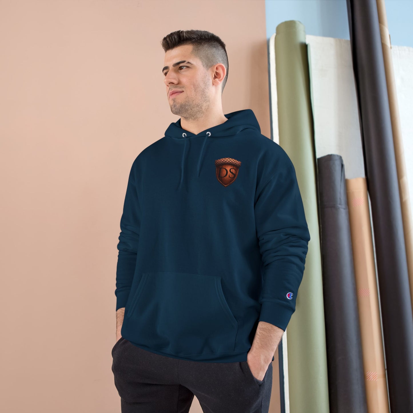 Copy of Champion Hoodie - Woodland Bear Graphic