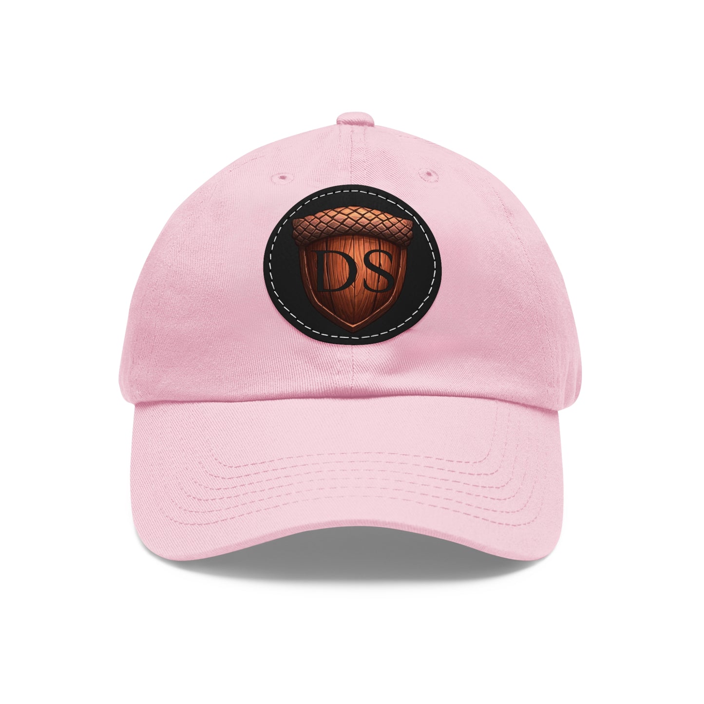 Darned Squirrels Dad Hat with Leather Patch (Round)